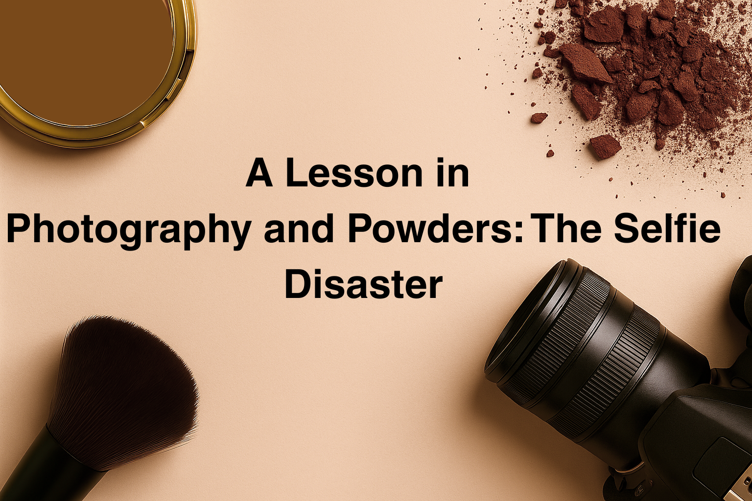 A Lesson in Photography and Powders: The Selfie Disaster