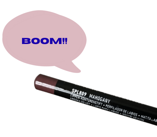 Nyx Mahogany lip liner.
